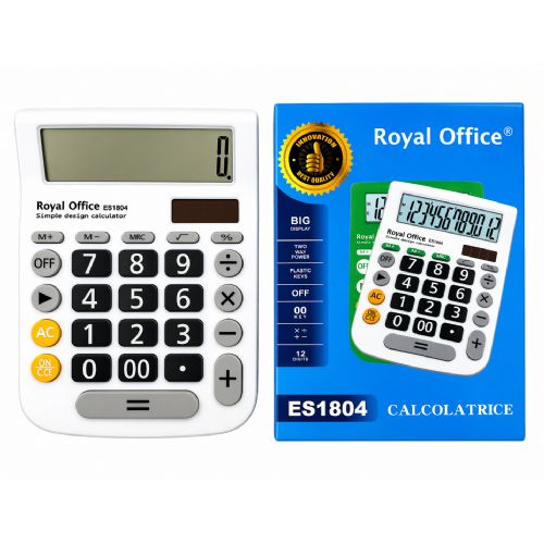 CALCOLATRICE ROYAL OFFICE 12 CIFRE ES1804